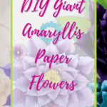 DIY Giant Amaryllis Paper Flowers – Templates and Tutorial