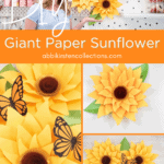 Giant Paper Sunflower Tutorial