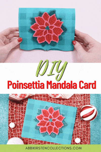 DIY poinsettia flower mandala Christmas cards instructions will show you how to make these beautiful 3D papercraft flowers in easy-to-follow steps complete with a short video tutorial. 