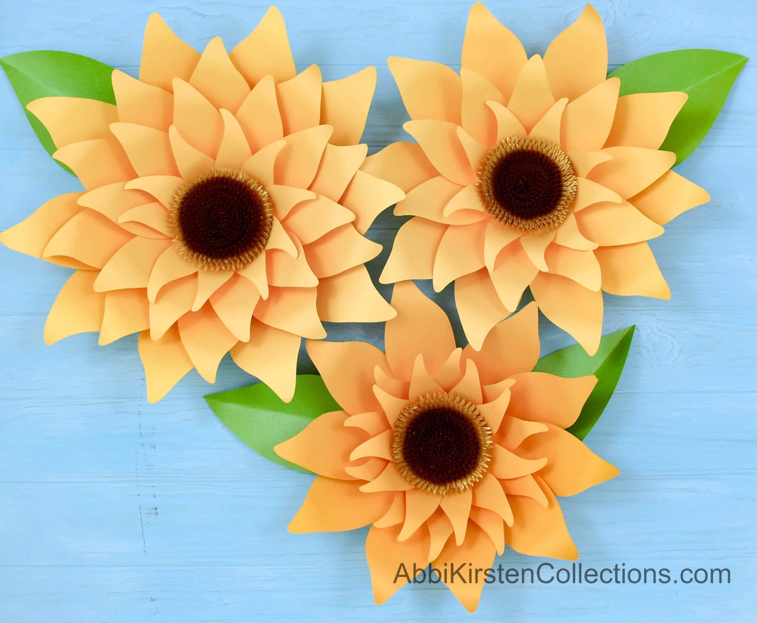 Sunflower Pattern Cut Out