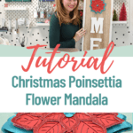 Christmas Poinsettia Flower Mandala Tutorial