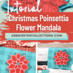 Christmas Poinsettia Flower Mandala Tutorial