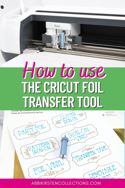 Cricut Foil Transfer Tool Project