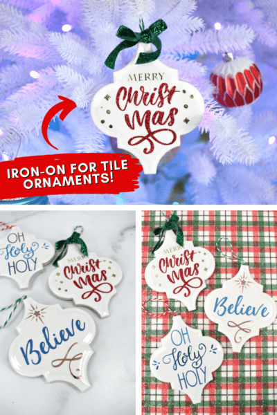 Christmas Ornaments with Cricut 