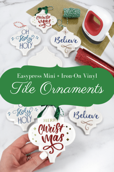 How to make tile ornaments. 