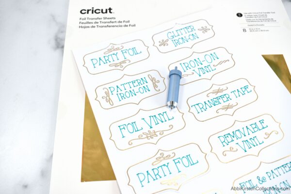 Cricut Foil Transfer Tool Tutorial - How to Create Foil Labels With Cricut