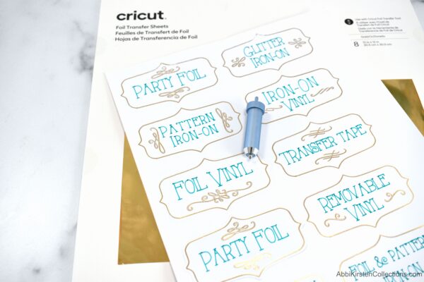 How to Use the Cricut Foil Transfer Kit with Tutorial Video