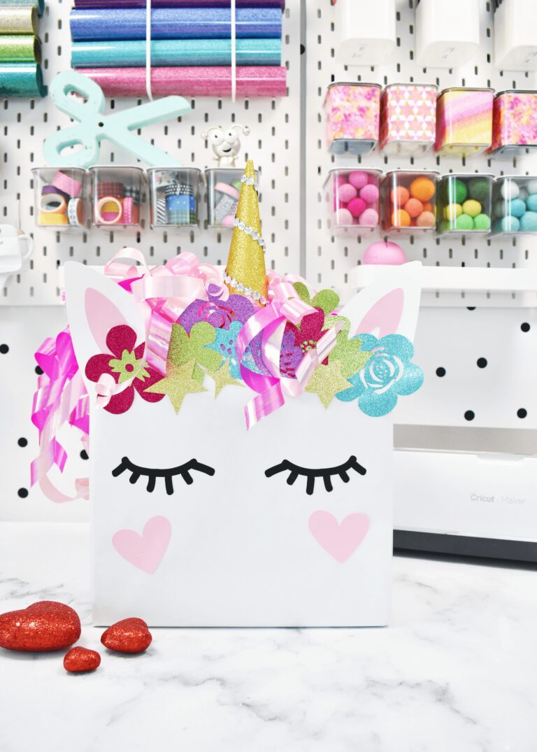 DIY Unicorn & Dinosaur Valentine Box (with Free Templates)