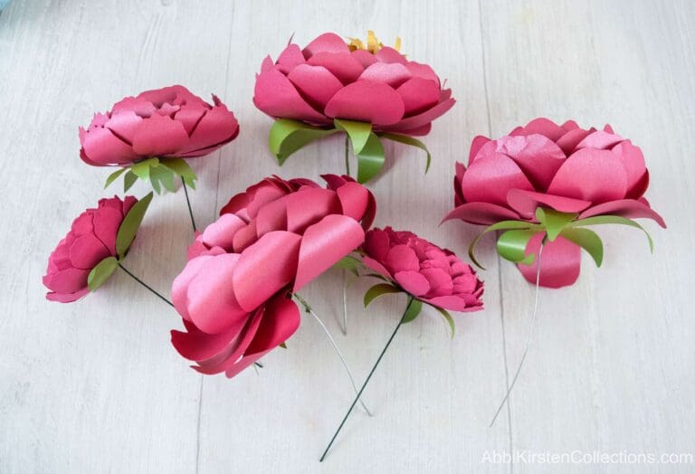 How to Make a Cascading Paper Flower Bouquet | Abbi Kirsten Collections