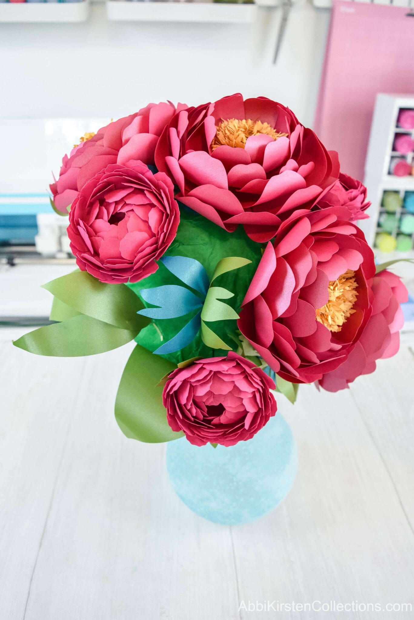 How to Make a Cascading Paper Flower Bouquet | Abbi Kirsten Collections