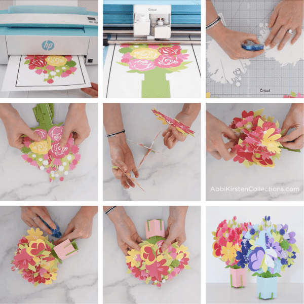 How To Make Pop Up Flower Cards With