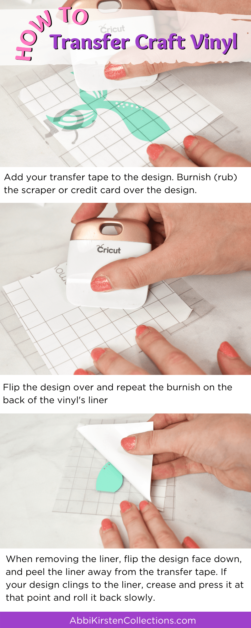 How to Use Cricut Smart Vinyl Materials Cricut Smart Vinyl Tutorial