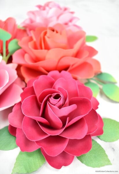 How to make a paper rosebud  DIY paper flower rosebuds 