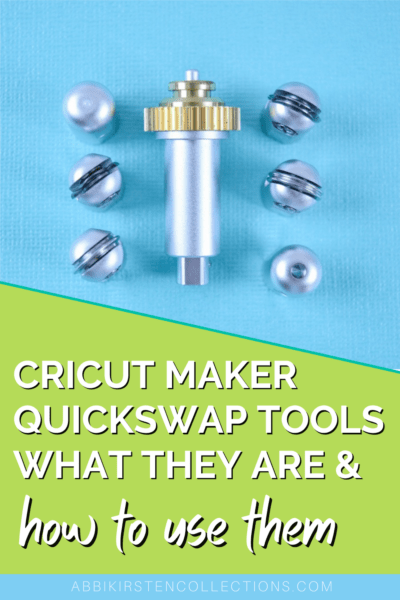 Cricut Maker QuickSwap Tool Bundle, Fine Debossing Tip, Engraving Tip and Housing