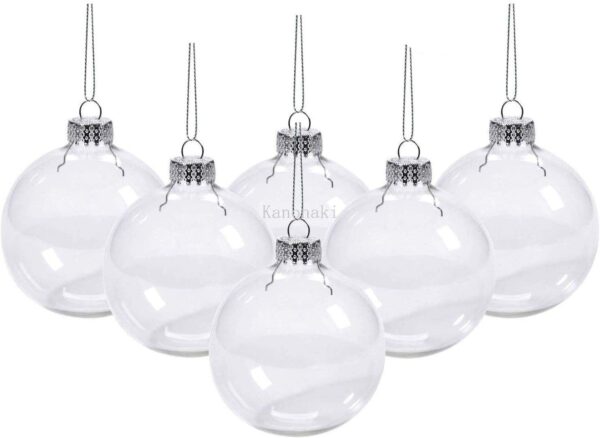 Clear ornaments for crafts
