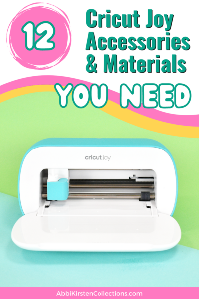 Learn what your Cricut Joy can do with this list of the most essential Cricut Joy accessories and materials to use with your machine. 