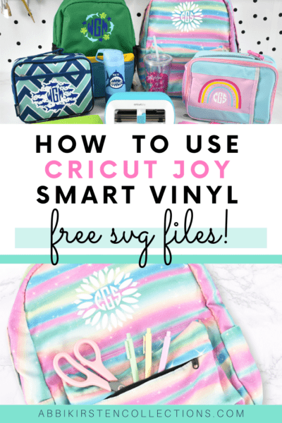 How to Use the Cricut Joy Smart Vinyl Tutorial