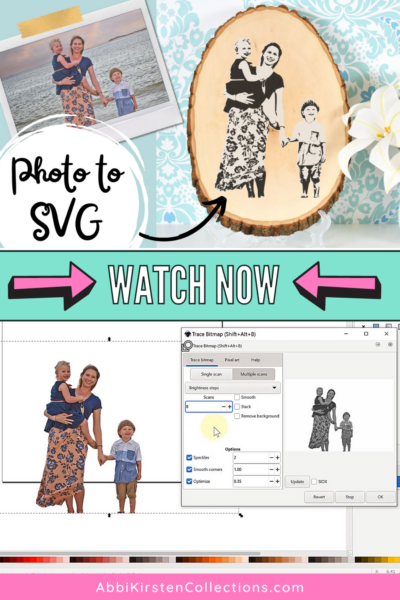 How to convert a photo to an SVG cut file. Full tutorial. 
