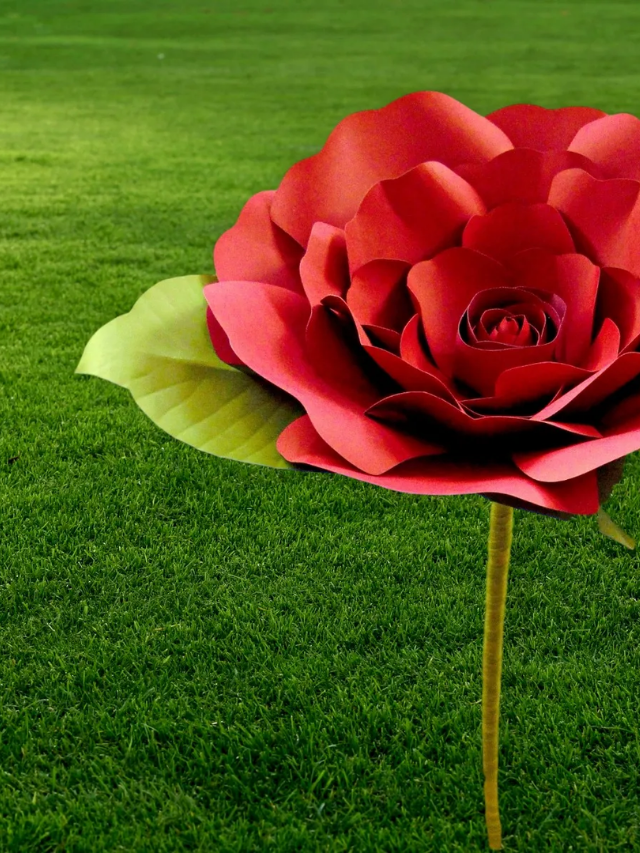 _DIY Flower Stem How to Make Giant Paper Flower Stem Cover Image