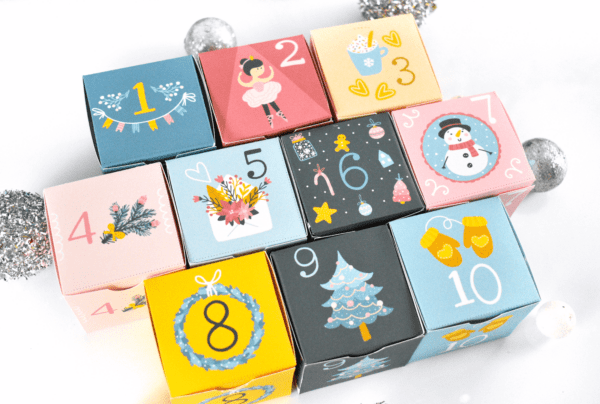 Printable Advent Calendar Boxes