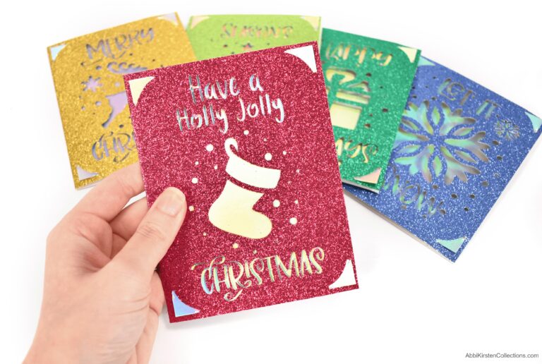 How to Make Christmas Cards with Your Cricut Machine – Christmas Card Templates