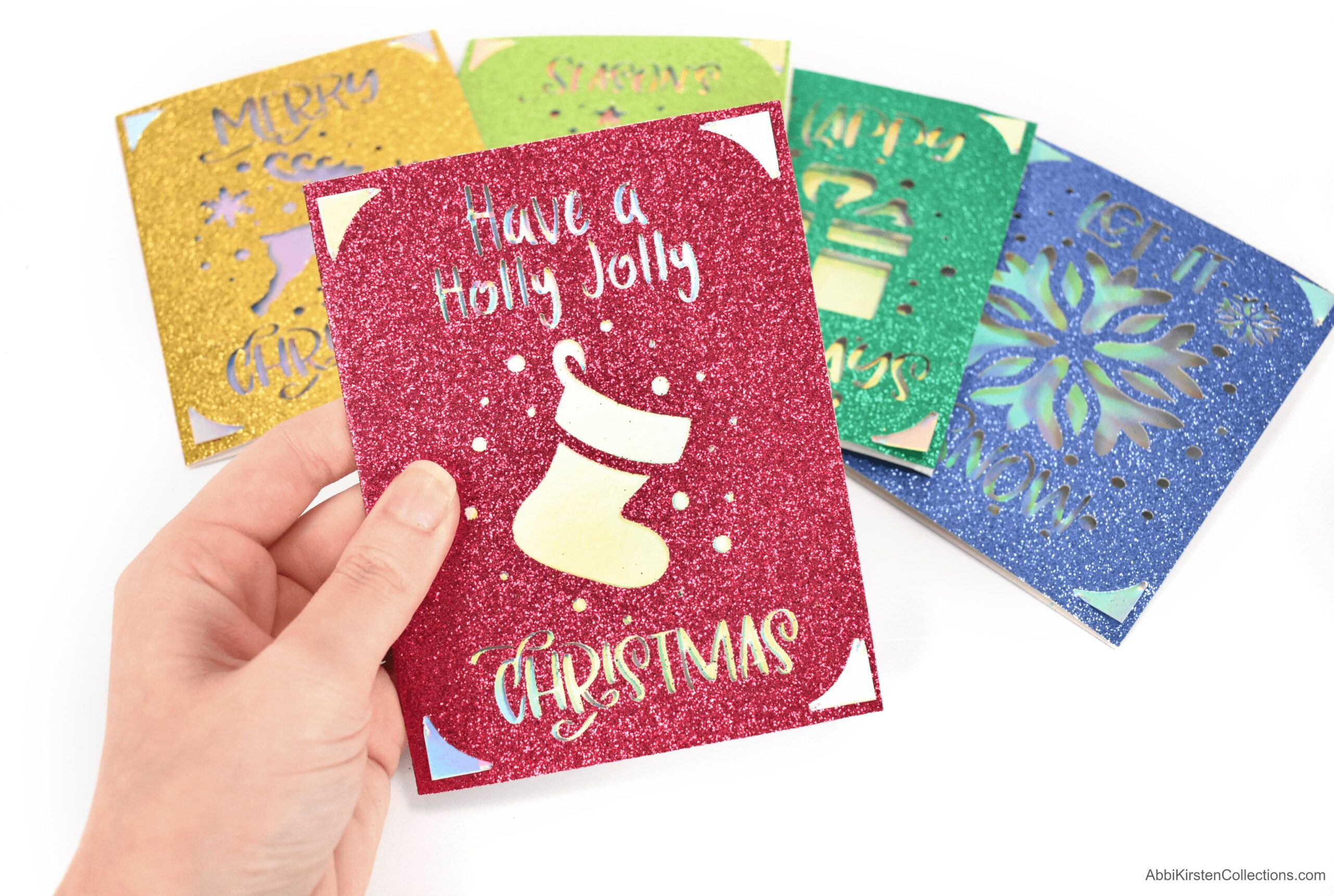 How to Make Christmas Cards with Cricut - DIY Card Templates