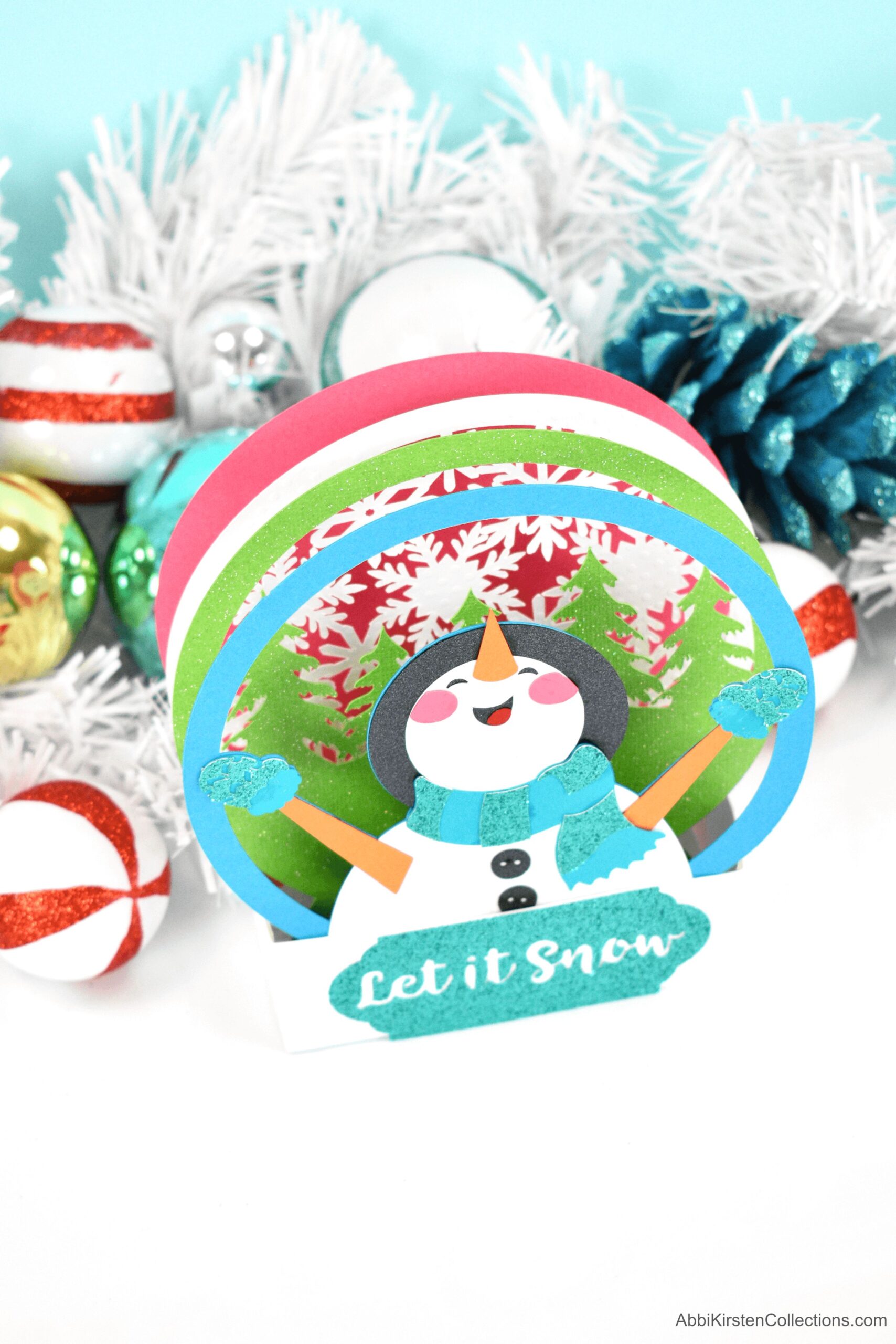 DIY Christmas Pop Up Shaker Cards – Templates and Tutorial
