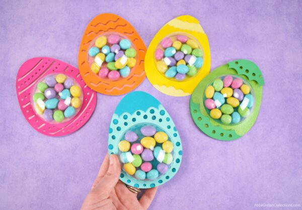 Easter egg candy holder