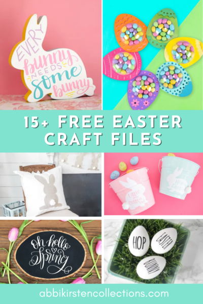 Create easy and adorable Easter crafts for Spring with these FREE Easter SVG cut files. Free Easter SVG files for Cricut and Silhouette.