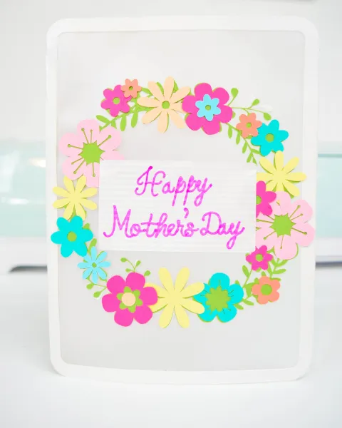 DIY Mother’s Day Flower Card Tutorial and Free SVG cover