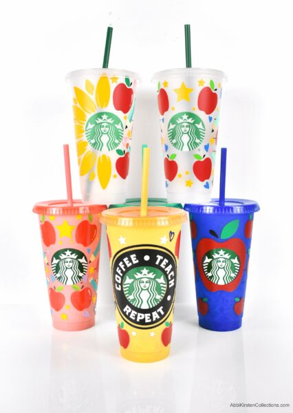 Decorated sales starbucks cups