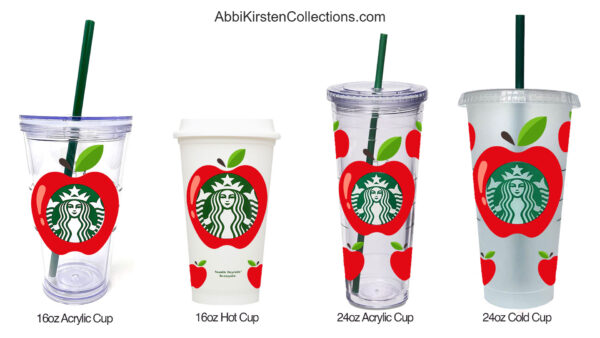 Starbucks Clear Reusable Cup / Plain Starbucks Cup/ Starbucks Blank Cup/ Starbucks  Cup/ Starbucks Tumbler/16oz Cup/24oz Cup 