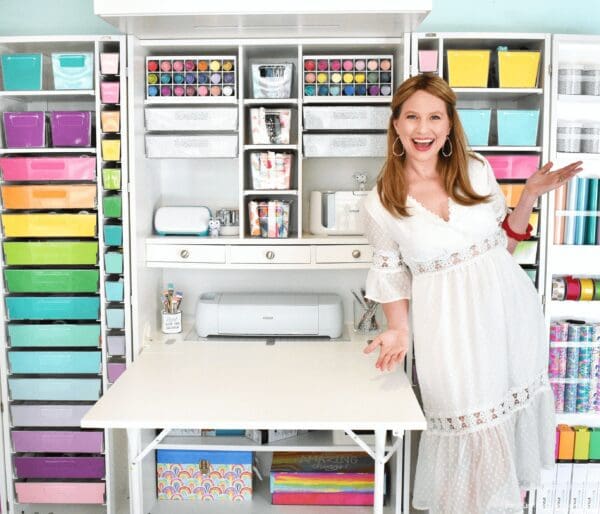 Best Craft Storage Cabinet With Table Space - Turn Any Space Into Your  Dream Craft Room - Analytical Mommy LLC