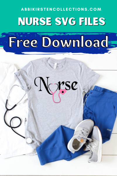 Free nurse stethoscope svg cut files for Cricut and silhouette. Free SVG download. 