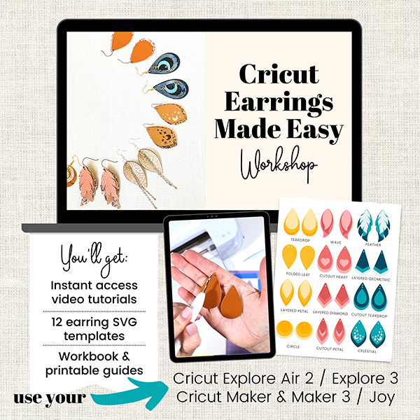 Amy Romeu's Cricut Earrings Made Easy Workshop