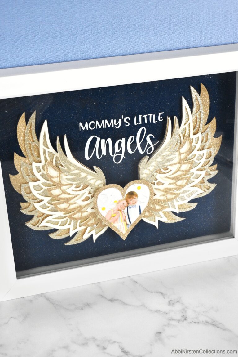 Free Angel Wings SVG File For Cricut: 3D Angel Wings Mandala Paper Craft