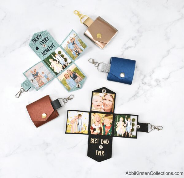 DIY mini photo album keychain, How to make photo album at home