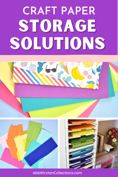 Get Organized! Genius 12x12 Scrapbook Paper Storage Ideas  Scrapbook paper  storage, Paper storage, Craft paper storage