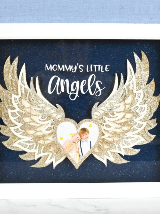 3D Angel Wings Mandala Paper Craft Story - Abbi Kirsten Collections