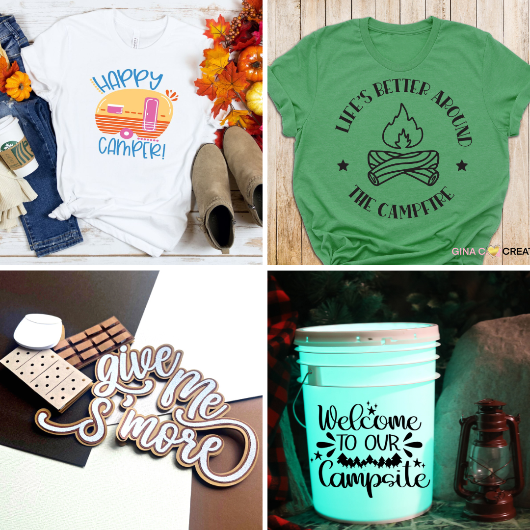 Free Camping SVG: Welcome to Our Campsite Camping Bucket » The Denver  Housewife