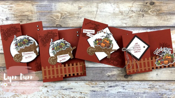 Autumn z-fold cards. 