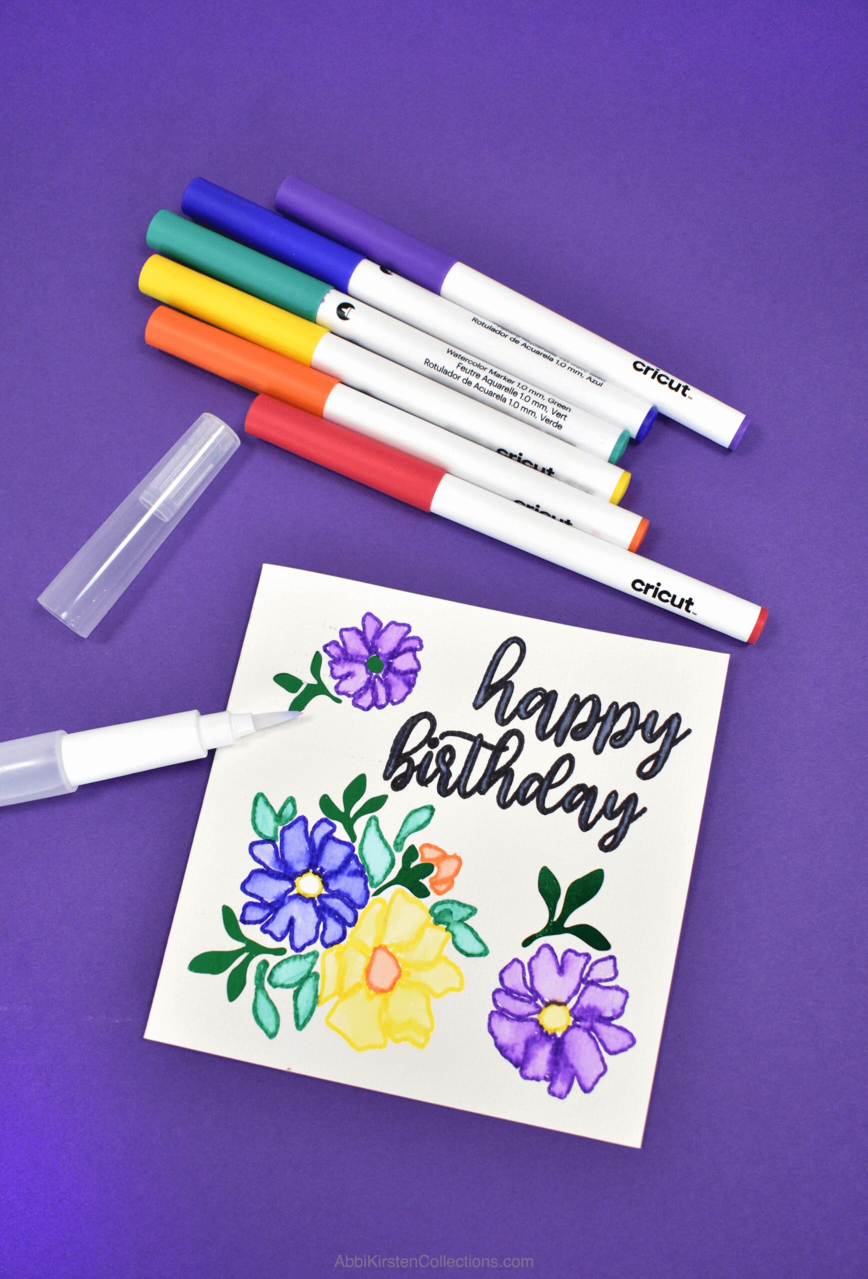 How to Use Cricut Watercolor Markers and Cards! - Leap of Faith Crafting