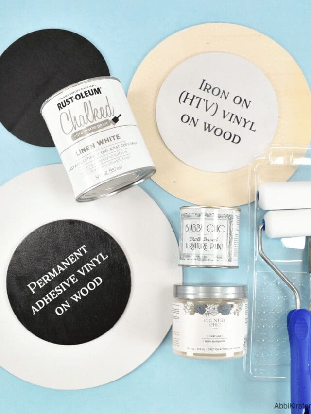 How to Effectively Use HTV and Vinyl on Wood Story Abbi Kirsten