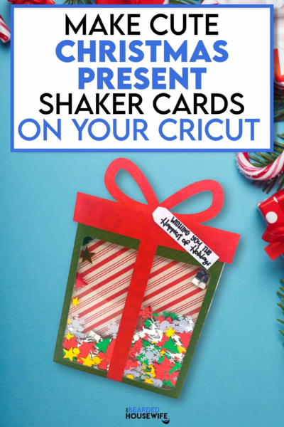 Christmas present shaker card