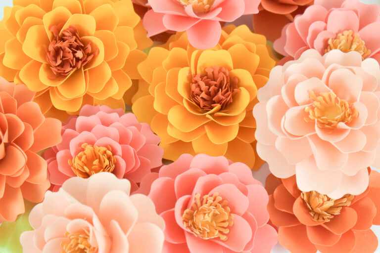 DIY Paper Marigold Flowers: Marigold Tutorial and Template