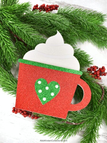 hot cocoa gift card holder