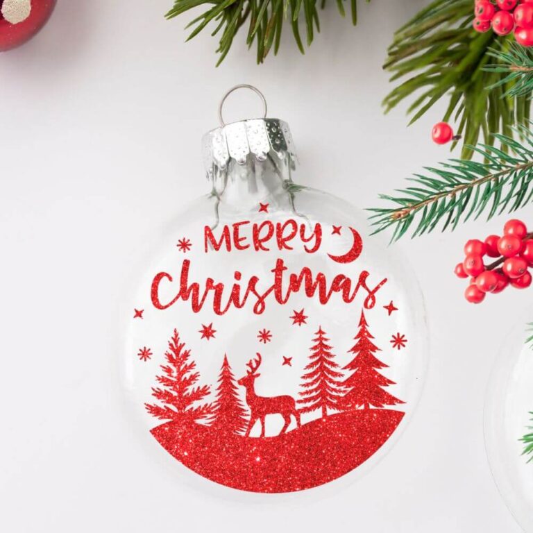 DIY Floating Ornaments With Cricut: Free Template And Size Chart
