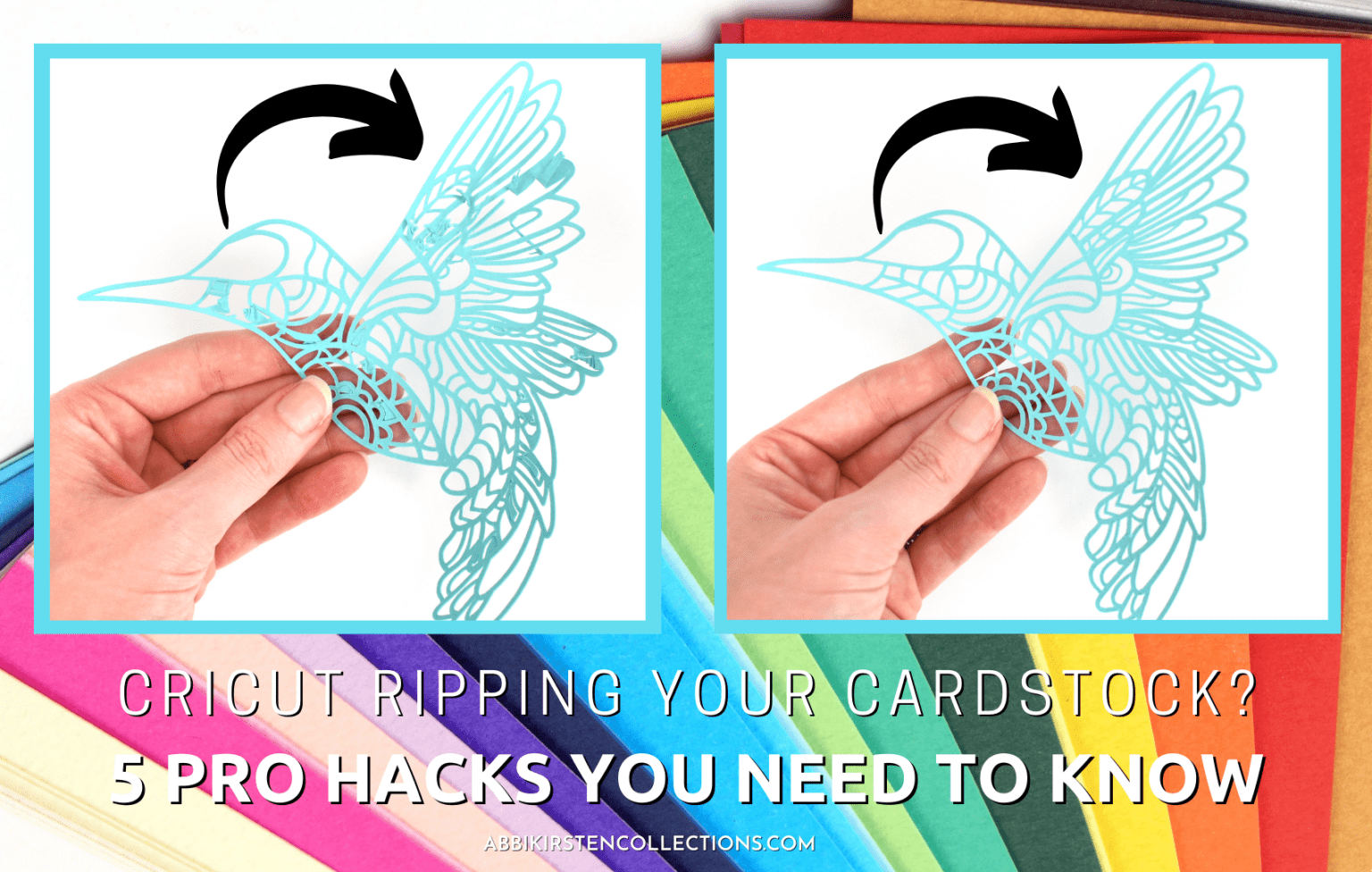How To Cut Cardstock For Cricut 5 Ways To Fix Ripping Cardstock