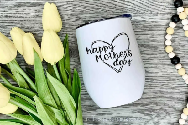 floral best mom ever, mother's day free svg file - SVG Heart