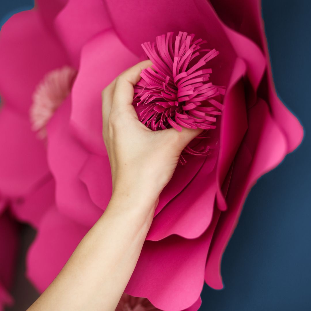 hanging giant flowers